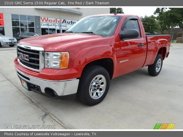 2010 GMC Sierra 1500 Regular Cab in Fire Red