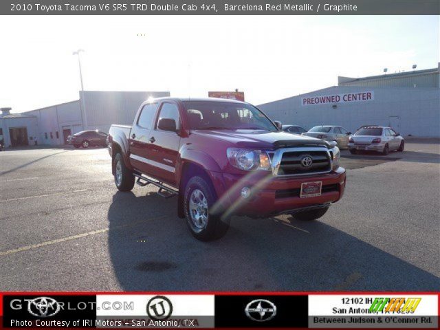 2010 Toyota Tacoma V6 SR5 TRD Double Cab 4x4 in Barcelona Red Metallic