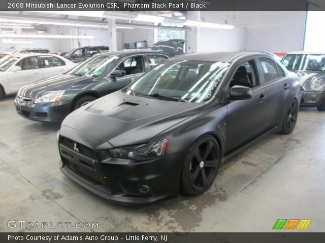 2008 Mitsubishi Lancer Evolution GSR in Phantom Black Pearl