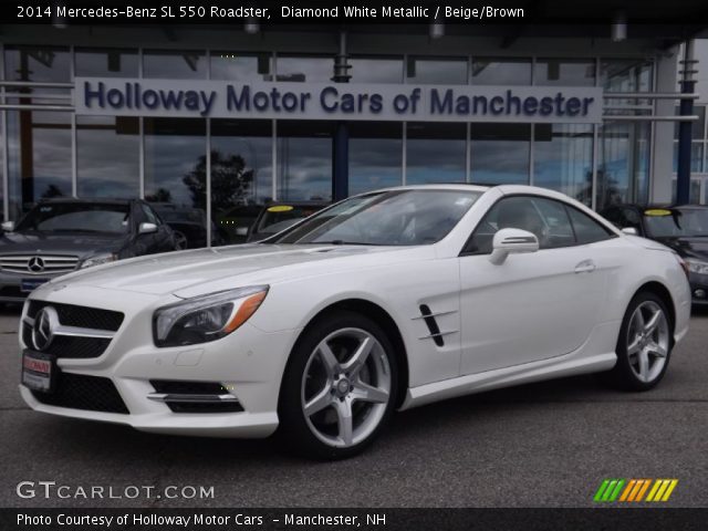 2014 Mercedes-Benz SL 550 Roadster in Diamond White Metallic