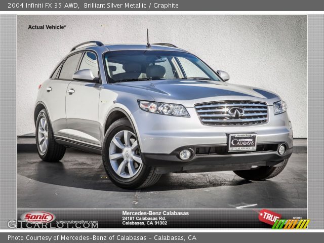 2004 Infiniti FX 35 AWD in Brilliant Silver Metallic