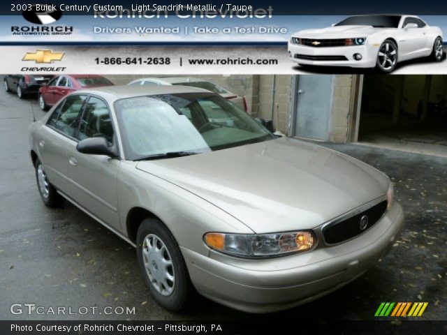 2003 Buick Century Custom in Light Sandrift Metallic