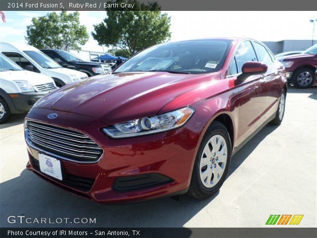 2014 Ford Fusion S in Ruby Red