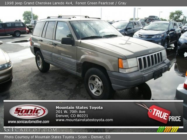 1998 Jeep Grand Cherokee Laredo 4x4 in Forest Green Pearlcoat