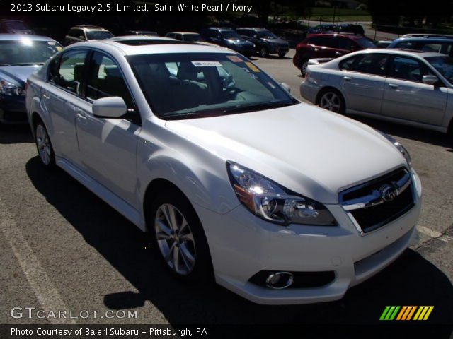 2013 Subaru Legacy 2.5i Limited in Satin White Pearl