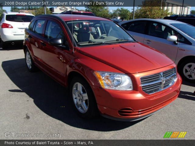 2008 Dodge Caliber SXT in Sunburst Orange Pearl