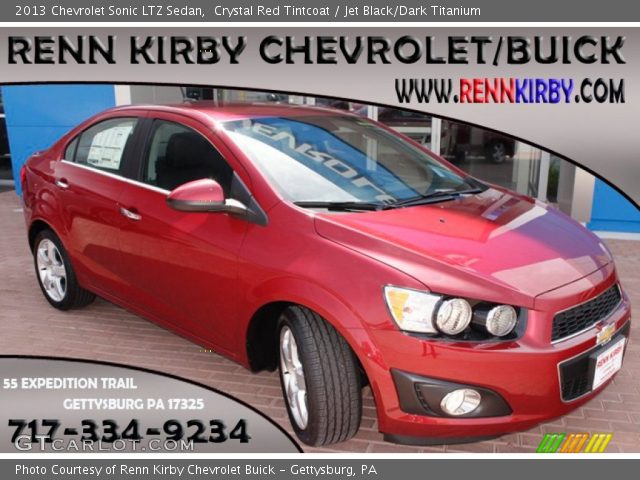2013 Chevrolet Sonic LTZ Sedan in Crystal Red Tintcoat