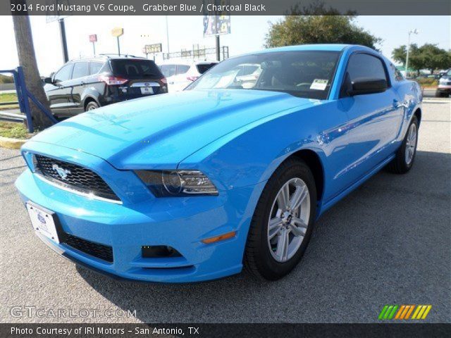 2014 Ford Mustang V6 Coupe in Grabber Blue