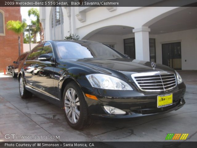 2009 Mercedes-Benz S 550 Sedan in Black