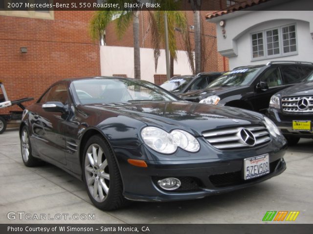 2007 Mercedes-Benz SL 550 Roadster in Black