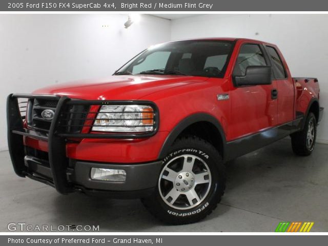 2005 Ford F150 FX4 SuperCab 4x4 in Bright Red