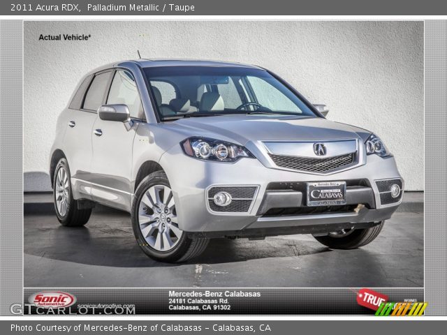 2011 Acura RDX  in Palladium Metallic