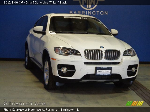 2012 BMW X6 xDrive50i in Alpine White