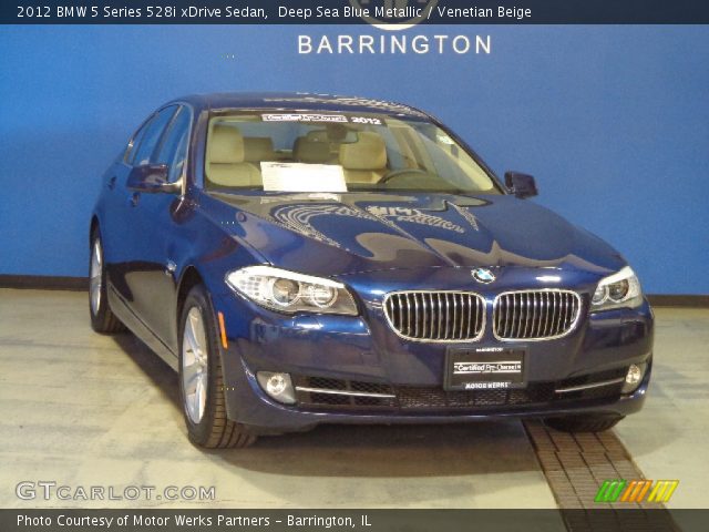 2012 BMW 5 Series 528i xDrive Sedan in Deep Sea Blue Metallic