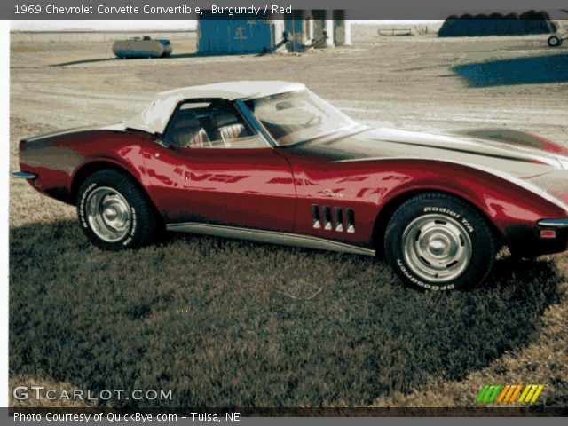 1969 Chevrolet Corvette Convertible in Burgundy