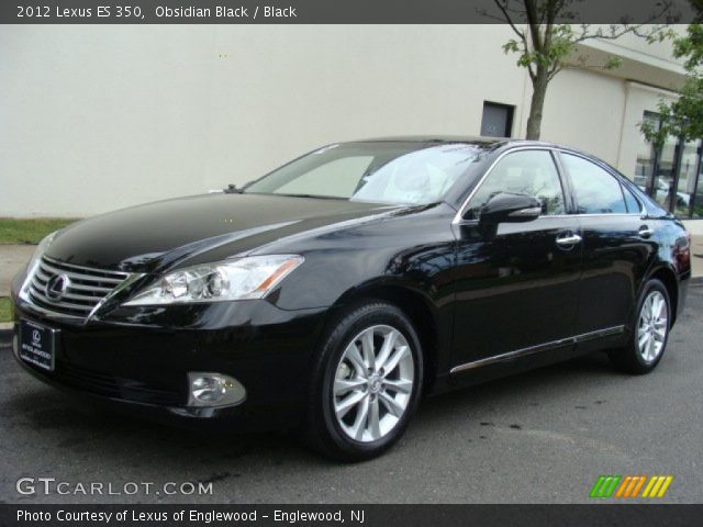 2012 Lexus ES 350 in Obsidian Black