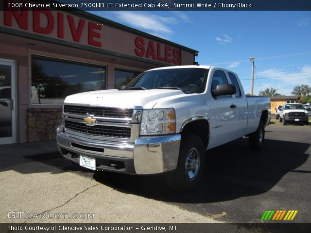 2008 Chevrolet Silverado 2500HD LT Extended Cab 4x4 in Summit White