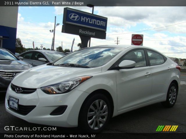 2011 Hyundai Elantra GLS in Pearl White