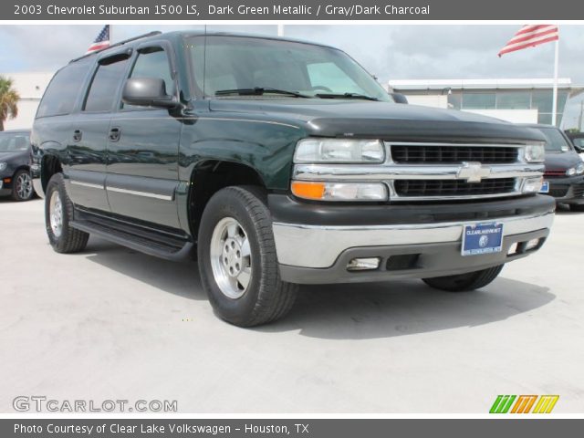 2003 Chevrolet Suburban 1500 LS in Dark Green Metallic