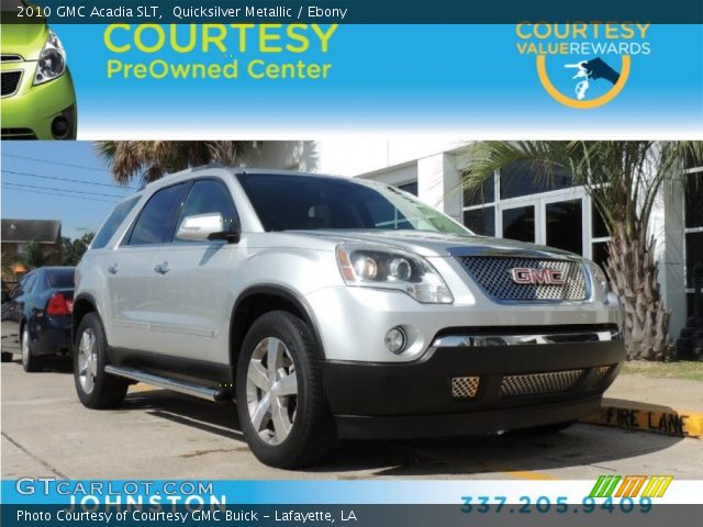 2010 GMC Acadia SLT in Quicksilver Metallic