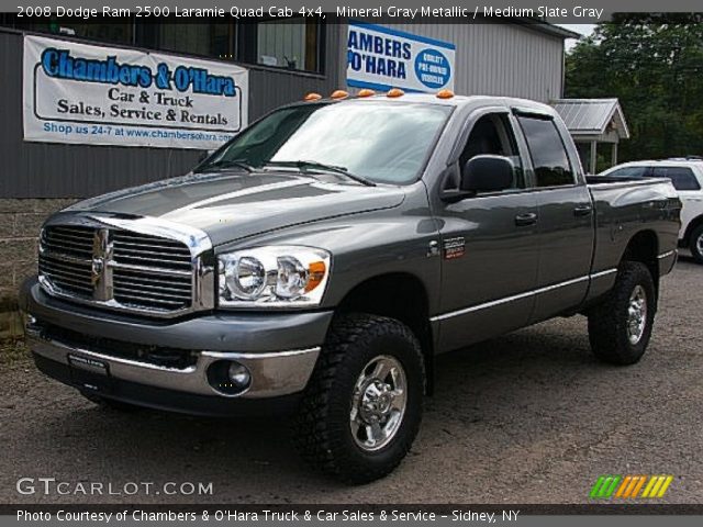 2008 Dodge Ram 2500 Laramie Quad Cab 4x4 in Mineral Gray Metallic