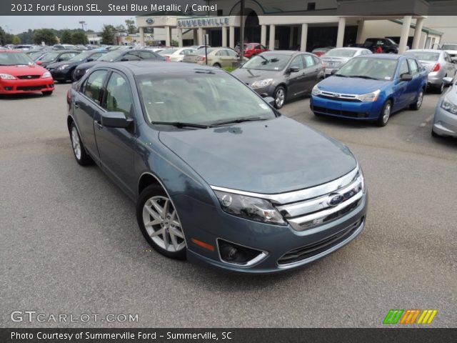 2012 Ford Fusion SEL in Steel Blue Metallic