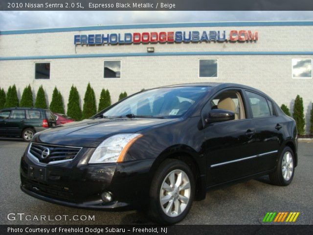 2010 Nissan Sentra 2.0 SL in Espresso Black Metallic