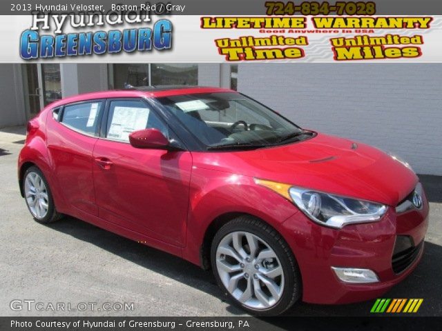 2013 Hyundai Veloster  in Boston Red