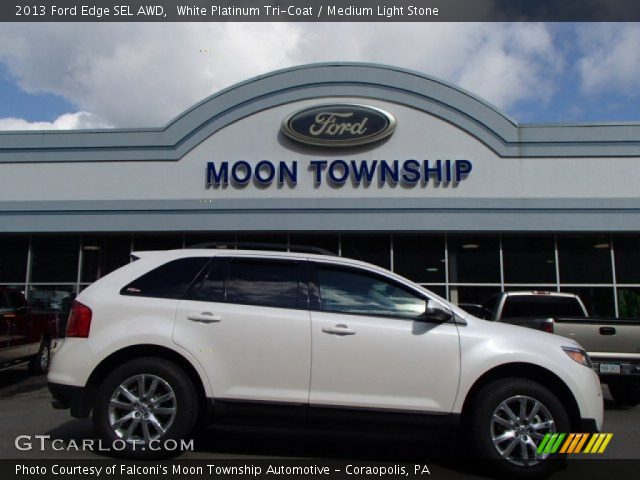 2013 Ford Edge SEL AWD in White Platinum Tri-Coat