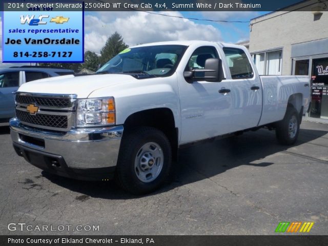 2014 Chevrolet Silverado 2500HD WT Crew Cab 4x4 in Summit White
