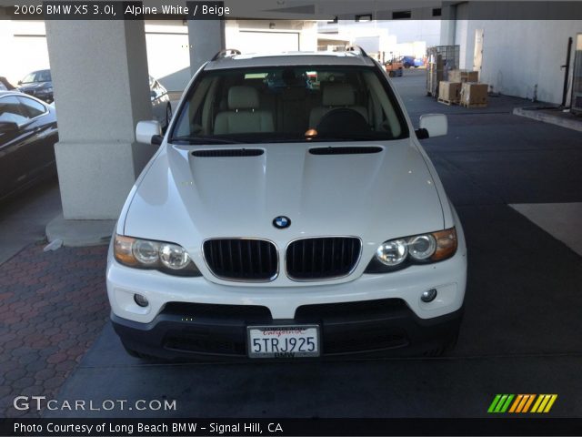 2006 BMW X5 3.0i in Alpine White