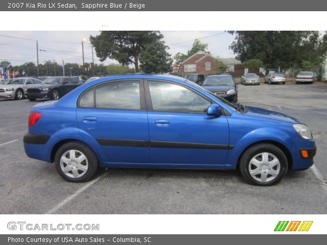 2007 Kia Rio LX Sedan in Sapphire Blue