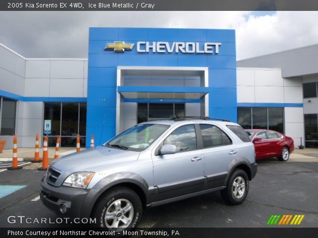 2005 Kia Sorento EX 4WD in Ice Blue Metallic