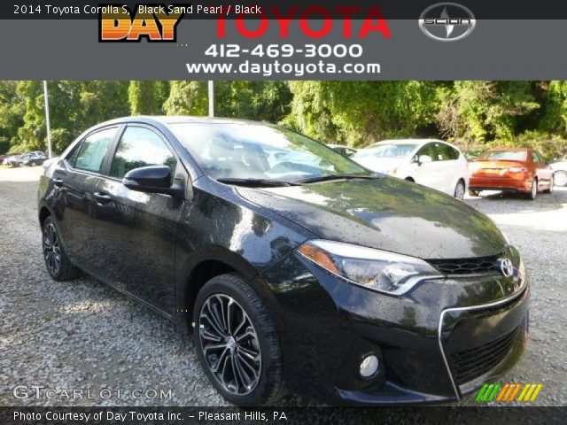 2014 Toyota Corolla S in Black Sand Pearl