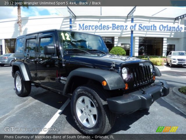 2012 Jeep Wrangler Unlimited Sport S 4x4 in Black