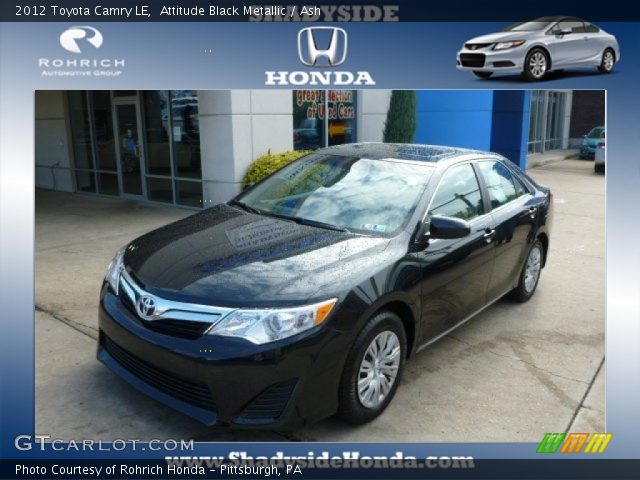 2012 Toyota Camry LE in Attitude Black Metallic