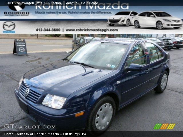 2001 Volkswagen Jetta GLS Sedan in Galactic Blue