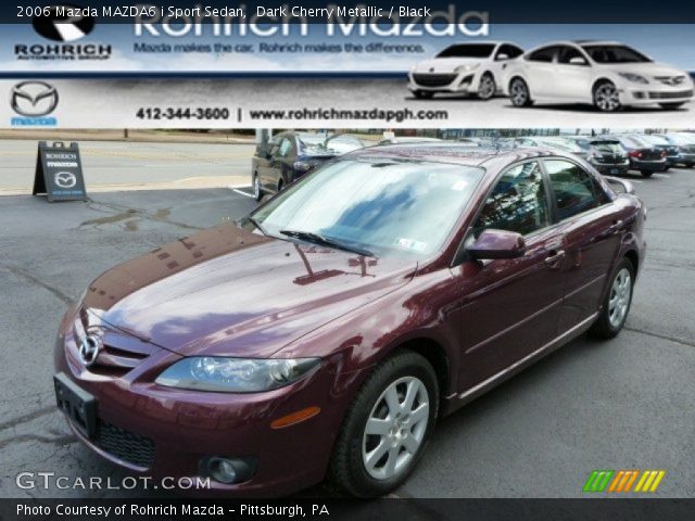 2006 Mazda MAZDA6 i Sport Sedan in Dark Cherry Metallic