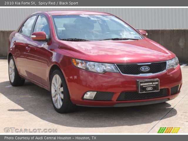 2010 Kia Forte SX in Spicy Red