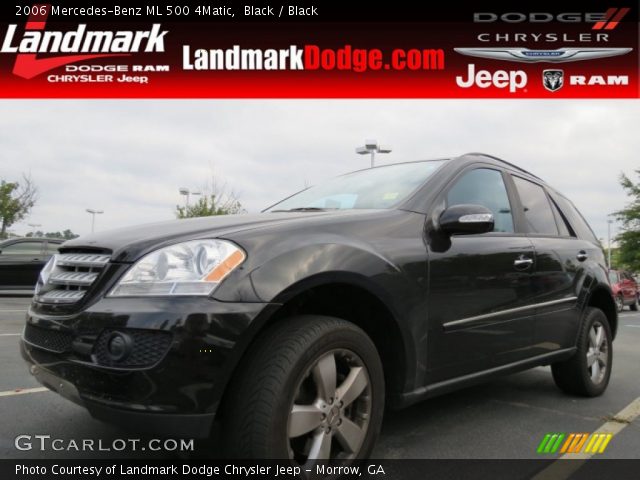 2006 Mercedes-Benz ML 500 4Matic in Black