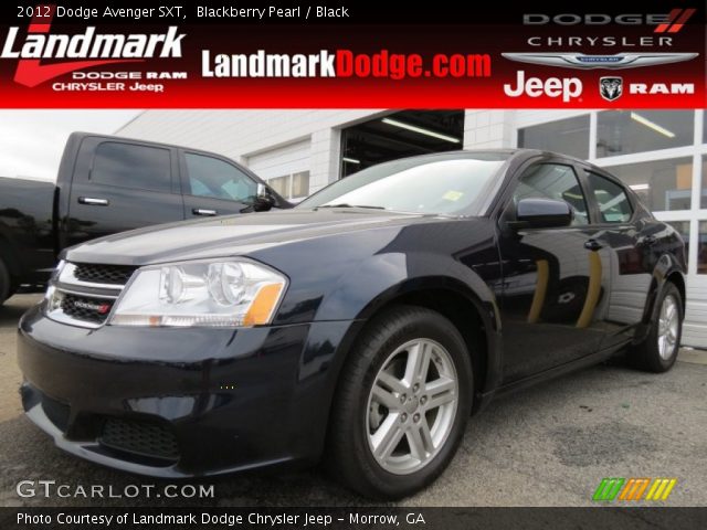 2012 Dodge Avenger SXT in Blackberry Pearl