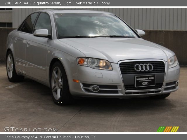 2005 Audi A4 3.2 quattro Sedan in Light Silver Metallic
