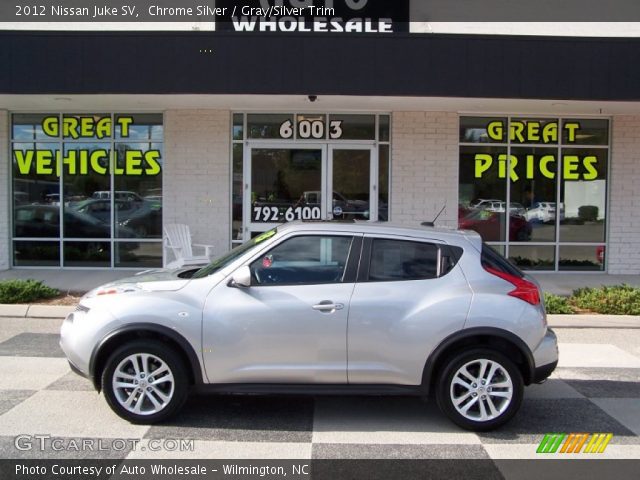 2012 Nissan Juke SV in Chrome Silver