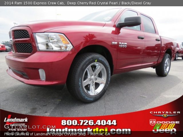 2014 Ram 1500 Express Crew Cab in Deep Cherry Red Crystal Pearl