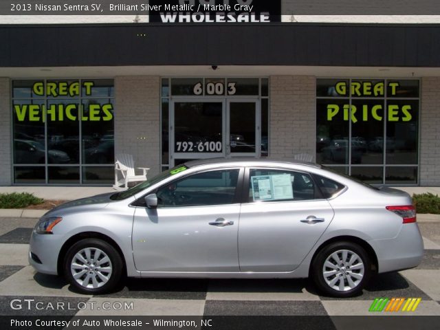 2013 Nissan Sentra SV in Brilliant Silver Metallic