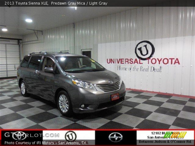 2013 Toyota Sienna XLE in Predawn Gray Mica