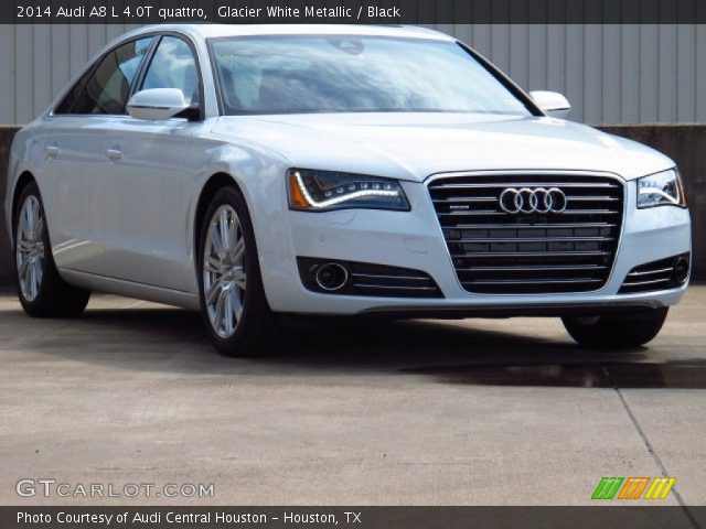 2014 Audi A8 L 4.0T quattro in Glacier White Metallic