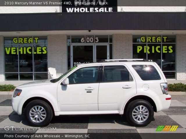 2010 Mercury Mariner V6 Premier 4WD in White Suede