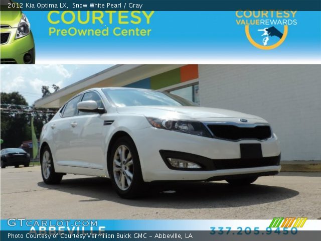 2012 Kia Optima LX in Snow White Pearl