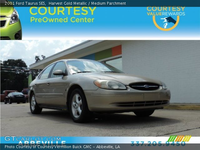 2001 Ford Taurus SES in Harvest Gold Metallic